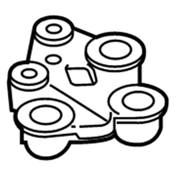 BMW 54-37-7-375-257 Bracket, Main Bearing, Rear Module, Left