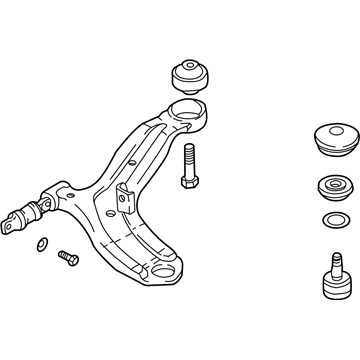 Hyundai 54501-2C602-AS Arm Complete-Lower, RH