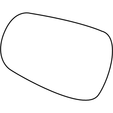 Kia 876111E500 Outside Rear View Mirror & Holder Assembly, Left