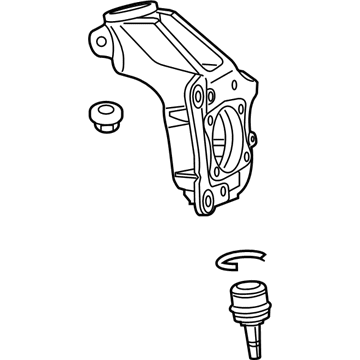 Mopar 4877206AF Front Steering Knuckle