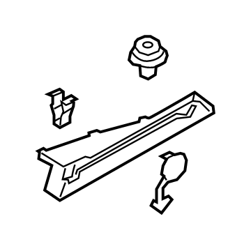 Hyundai 85910-G2000-T9Y Trim Assembly-Cover Shelf Side LH
