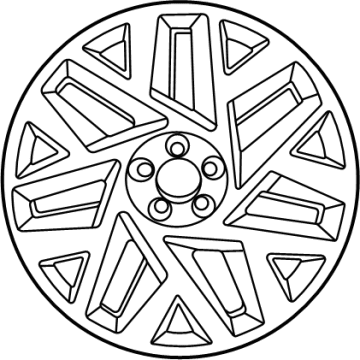 Hyundai 52910-S2610 Wheel Assy-Aluminium