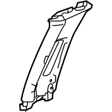 Honda 84111-T7W-A01ZA Garnish, R. *NH882L*