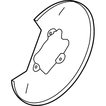 Ford DG1Z-2C029-B Splash Shield