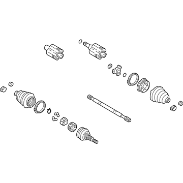 GM 26047918 Front Wheel Drive Shaft Kit