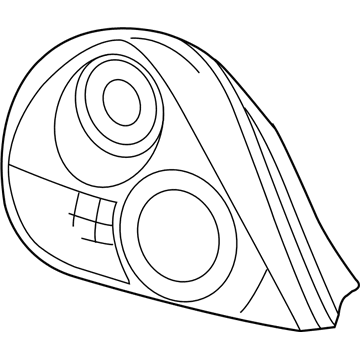 Hyundai 92420-2C510 Lens & Housing-Rear Combination Lamp, RH