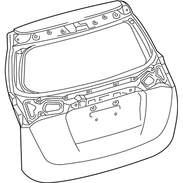 Toyota 67005-0R110 Lift Gate