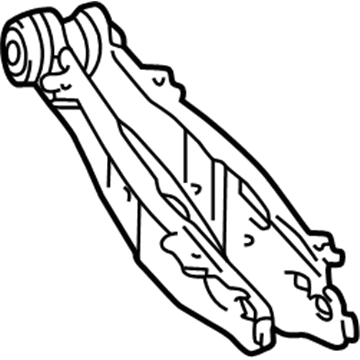 Lexus 48730-50021 Rear Suspension Control Arm Assembly, No.2