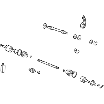 Hyundai 49500-26511--SJ Joint Assembly-Constant Velocity L