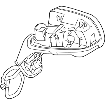 Nissan 96301-9MB3A Door Mirror Assy-RH