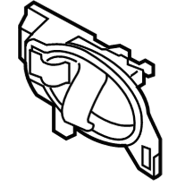 Nissan 80671-1FA1B Rear Door Inside Handle Assembly, Left