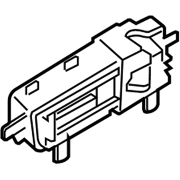 Nissan 80671-ZT52A Rear Door Inside Handle Assembly, Left