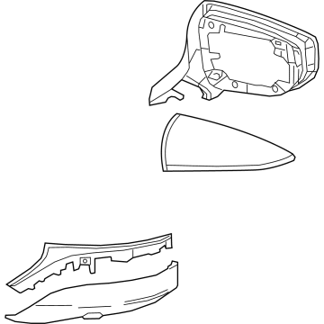 Lexus 8791A-11020-A0 Cover, Outer Mirror