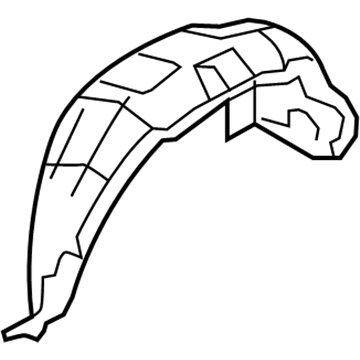 Nissan 76749-1AA0A Protector-Rear Wheel House, LH