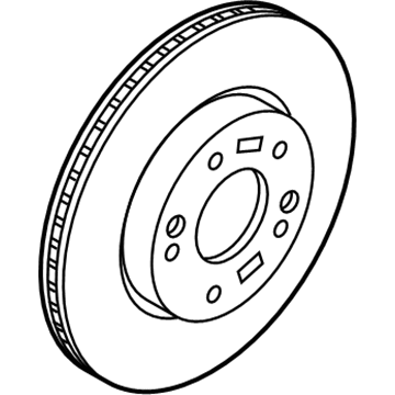 Kia 51712C1000 Disc-Front Wheel Brake