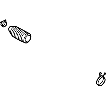 Nissan 48204-8J025 Boot Kit-Power Steering Gear