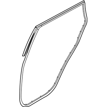 Kia 83130B2000GA6 WEATHERSTRIP Assembly-Rear Door Side