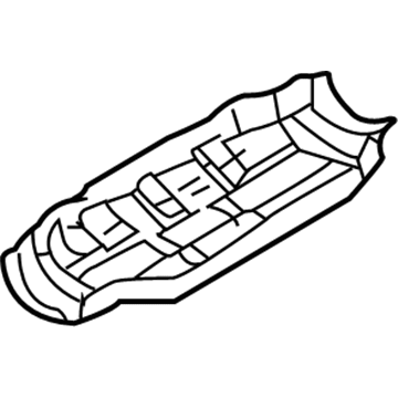 Infiniti 20852-78J01 Lower Shelter