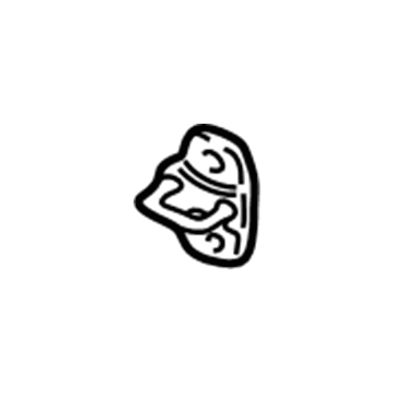 Honda 72135-S2A-003 Striker Assembly, Door Lock