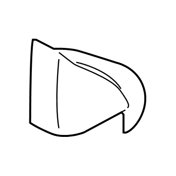 Hyundai 87660-K2000-4X Cover Assembly-FR Dr QDRNT INR, RH