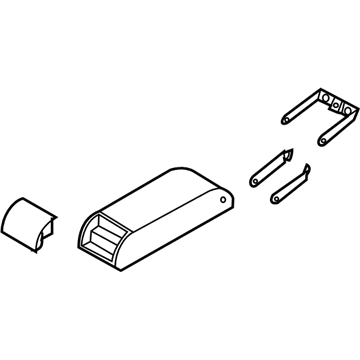Infiniti 88610-AM200 Back Assy-Rear Seat, Center