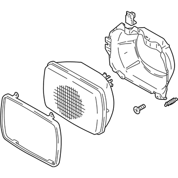 Toyota 81110-89150 Headlamp Assembly