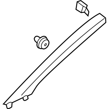 Hyundai 85820-F2300-TRY Trim Assembly-Front Pillar RH