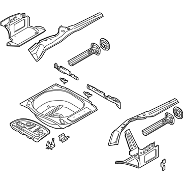 BMW 41-11-7-125-159 Trunk Floor