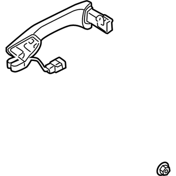 Acura 72141-TX6-A81ZG Handle, Passenger Side (Kona Coffee Metallic)