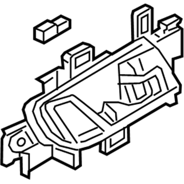 Honda 72160-TVA-A01ZA Handle Assembly, Driver Side Inside (Deep Black)