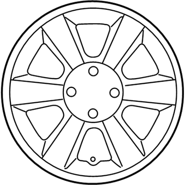 Kia 529611G100 Wheel Full Cover