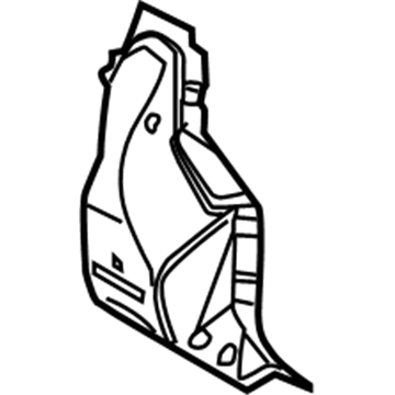 BMW 41-11-3-403-488 Reinforcement, Bulkhead Right