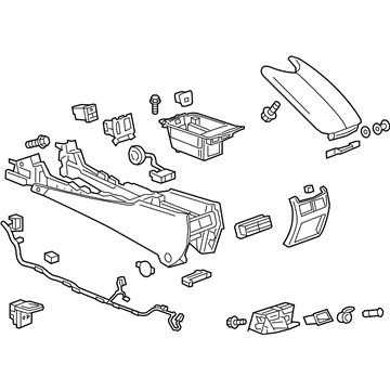 GM 23307143 Console Assembly