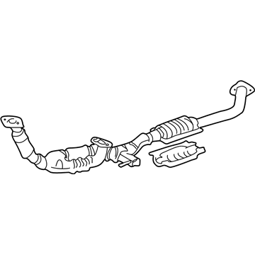 Toyota 17410-0A310 Converter & Pipe