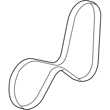 GM 12578001 Belt, A/C Compressor & P/S Pump