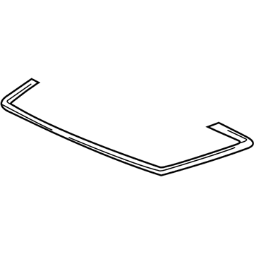 Acura 74865-SL0-003 Weatherstrip, Trunk Lid