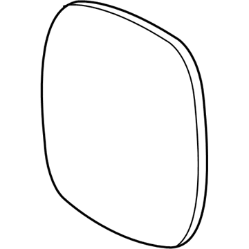 Mopar 68003585AA Glass-Mirror Replacement