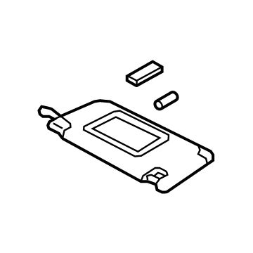 Acura 83280-TYA-A01ZB Sunvisor L (Deep Black)