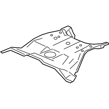 Honda 04655-T3V-A00ZZ Panel Set, RR. Floor