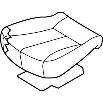 Hyundai 89200-4J111-KS6 Cushion Assembly-Rear 2ND Seat, RH