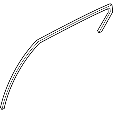 Kia 83540D4000 Run-Rear Door Window Glass