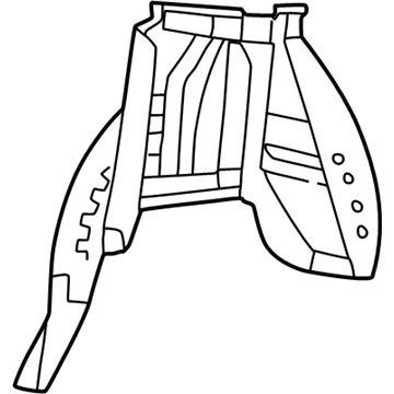 Ford YF1Z-5427886-AA Wheelhouse