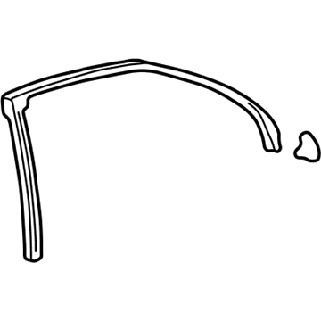 Honda 72865-S5A-003 Sub-Seal, L. RR. Door