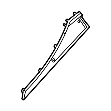 Acura 83590-TGV-A11ZA Grille, Driver Side (Alluring Ecru)