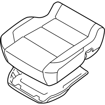 Nissan 87300-8S100 Cushion Assy-Front Seat
