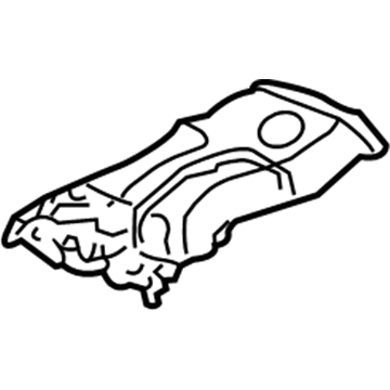 Nissan 74761-EA400 INSULATOR-Heat, Rear Floor