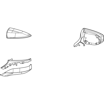 Lexus 8791A-11020-E4 Cover, Outer Mirror