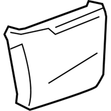 Lexus 75611-50040-B3 Moulding, Front Fender, Outside RH