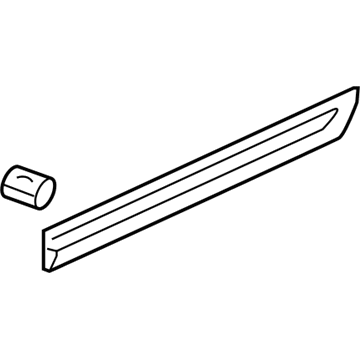 Honda 75303-SZA-A22ZN Protector, R. RR. Door *YR587M* (DARK AMBER METALLIC)