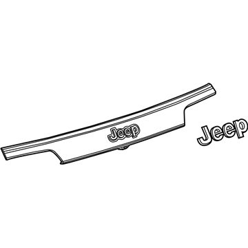 Mopar 6EM21TZZAC APPLIQUE-License Lamp